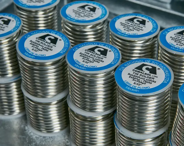 Soldadura de estaño y plata | Tin and silver solder - Conalsol