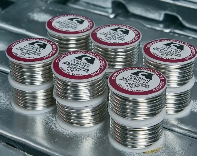 Soldadura de estaño y antimonio | Tin and antimony solder - Conalsol