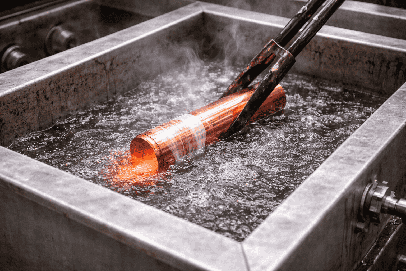  Plomo — Baño de enfriamiento