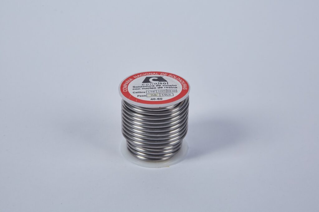 Soldadura Estaño – Plomo con resina para electrónica e industria