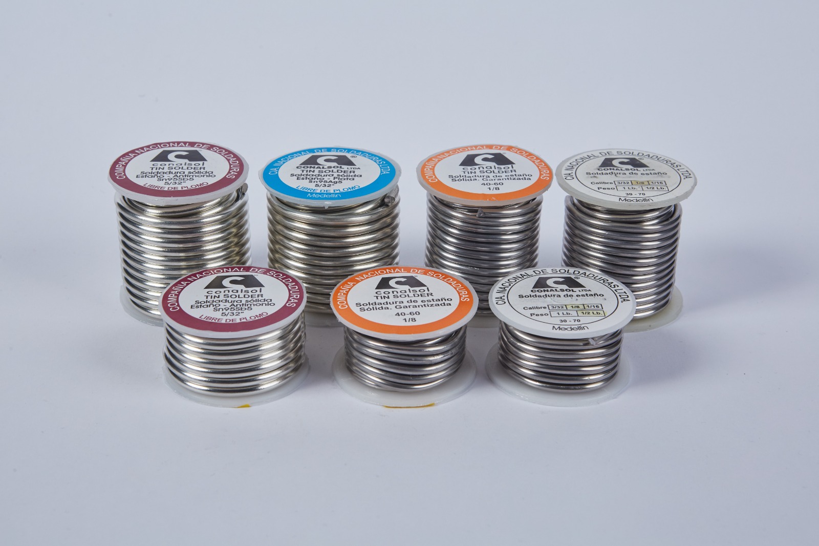 Soldadura estaño plomo sólida | Solid tin lead solder - Conalsol