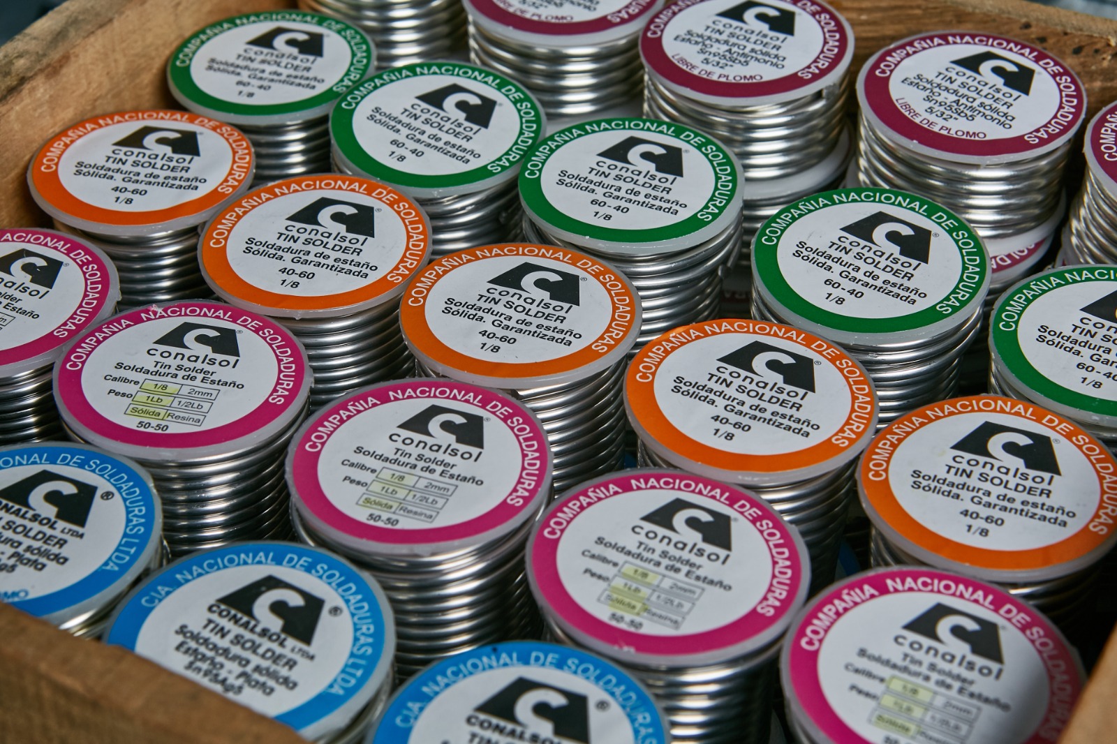 Soldadura estaño plomo sólida | Solid tin lead solder - Conalsol