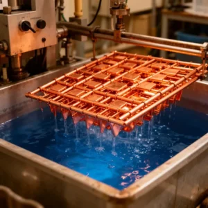 Cobreado electrolítico (placas y mini-cilindro)